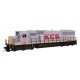 EMD SD60 Spartan Cab - Standard DC -- Kansas City Southern 744, HO, WalthersMainline 9767