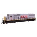 EMD SD60 Spartan Cab - Standard DC -- Kansas City Southern 744, HO, WalthersMainline 9767
