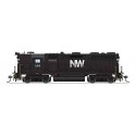 EMD GP35 High Nose - Sound and DCC - Paragon4(TM) -- Norfolk & Western 203 (black, white, HO, Broadway Limited Imports 8935