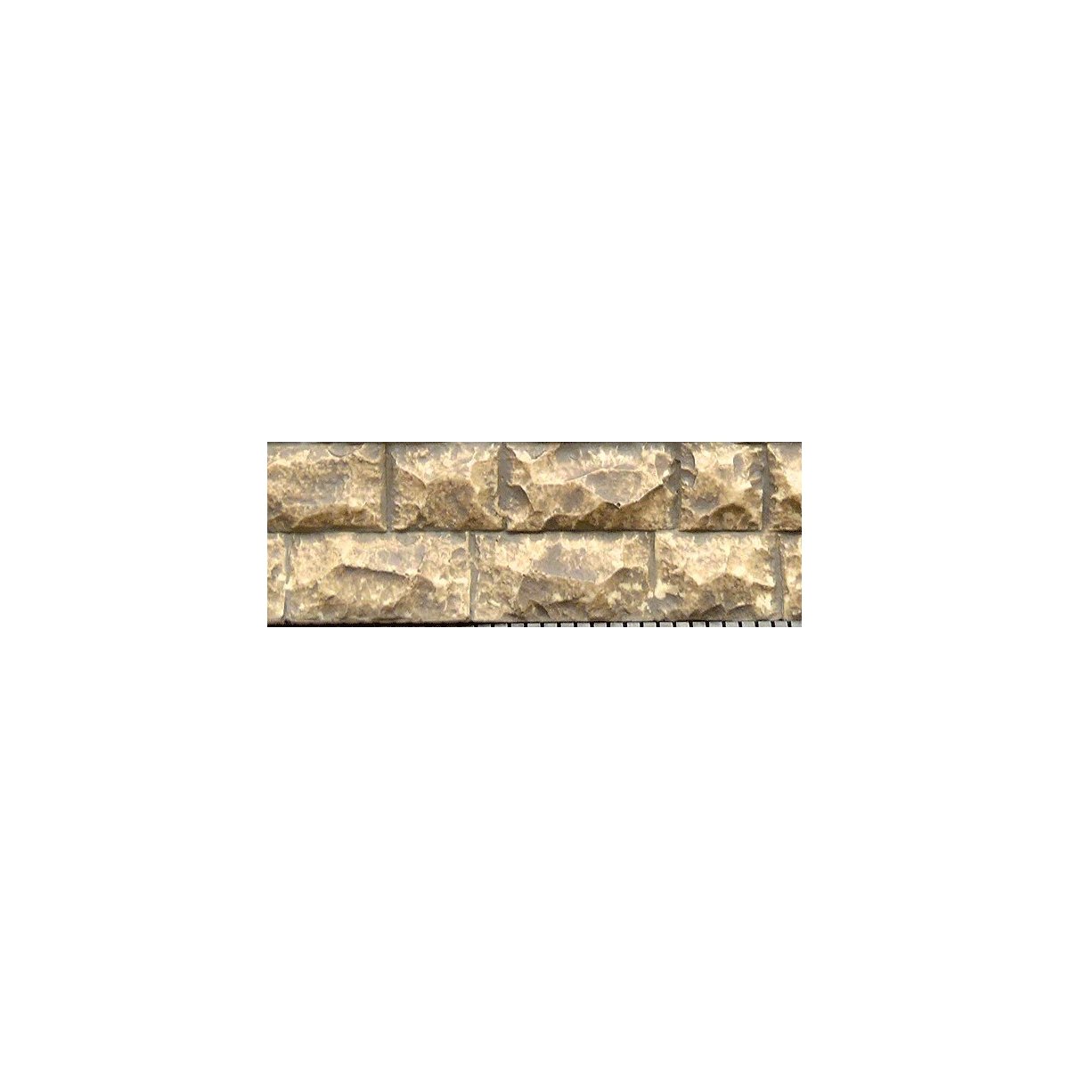 Flexible Cut Stone Wall w/Self-Adhesive Backing -- Large Stones - 13-3/4 x 3-1/2′ 34.9 x 8.9cm, ALL, Chooch Enterprises 8264