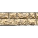 Flexible Cut Stone Wall w/Self-Adhesive Backing -- Large Stones - 13-3/4 x 3-1/2′ 34.9 x 8.9cm, ALL, Chooch Enterprises 8264