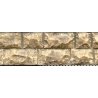 Flexible Cut Stone Wall w/Self-Adhesive Backing -- Large Stones - 13-3/4 x 3-1/2′ 34.9 x 8.9cm, ALL, Chooch Enterprises 8264