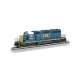 EMD SD40-2 w/DCC & Sound -- CSX 8013 (blue, yellow, Boxcar Logo), HO, Bachmann Industries 67202