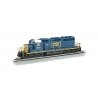 EMD SD40-2 w/DCC & Sound -- CSX 8013 (blue, yellow, Boxcar Logo), HO, Bachmann Industries 67202