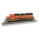 EMD GP40 - Econami Sound and DCC -- BNSF Railway 3013 (orange, black, Wedge Logo), N, Bachmann Industries 66358