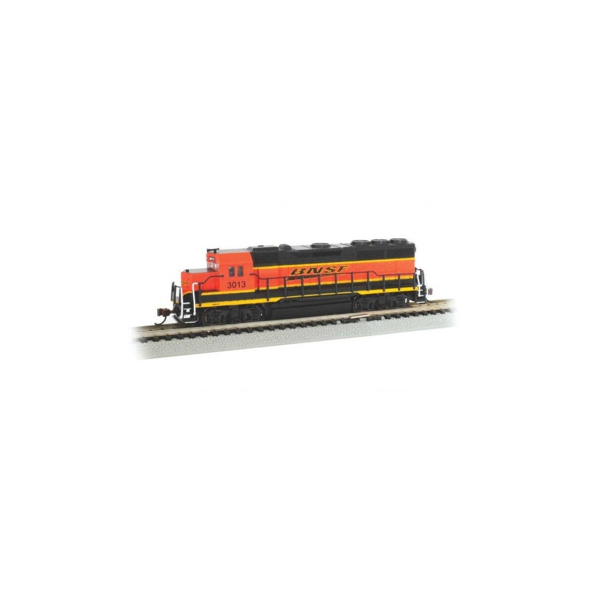 EMD GP40 - Econami Sound and DCC -- BNSF Railway 3013 (orange, black, Wedge Logo), N, Bachmann Industries 66358