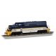 EMD BL2 - DCC -- Chesapeake & Ohio 85 (blue, white, yellow), HO, Bachmann Industries 69201