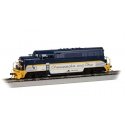EMD BL2 - DCC -- Chesapeake & Ohio 85 (blue, white, yellow), HO, Bachmann Industries 69201