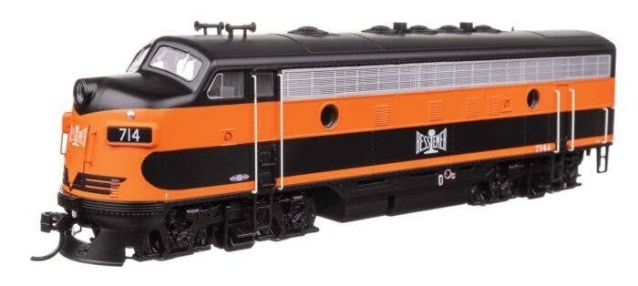 EMD F7 A-B Set - ESU Sound and DCC -- Bessemer & Lake Erie 714A/714B, HO, WalthersMainline 21400