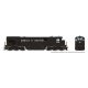 GE C36-7 - Standard DC -- Norfolk & Western 8527 (Claytor Scheme, black white, Spelled-Out Roa, HO, Rapido Trains Inc 42120