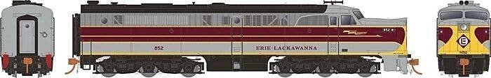Alco PA1 - Standard DC -- Erie Lackawanna 852 (gray, maroon, yellow), HO, Rapido Trains Inc 23047