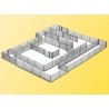 Mesh Fencing - 3.3 Yards 3m -- Gray, HO, Kibri 38605