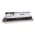 EMD GP7 - Standard DC -- Amtrak 760 (MOW Scheme silver, black), HO, Bachmann Industries 69101
