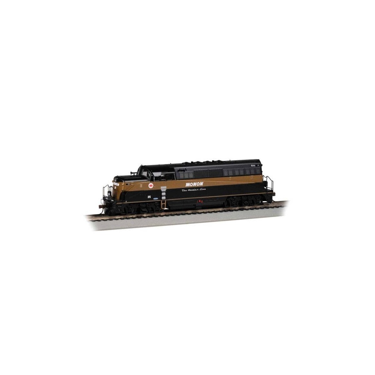 EMD BL2 - DCC -- Monon 35 (black, gold), HO, Bachmann Industries 69202