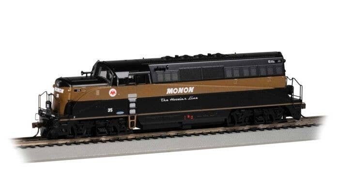 EMD BL2 - DCC -- Monon 35 (black, gold), HO, Bachmann Industries 69202