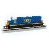 EMD GP40 - Econami Sound and DCC -- CSX 6007 (blue, yellow, Boxcar Logo), N, Bachmann Industries 66359