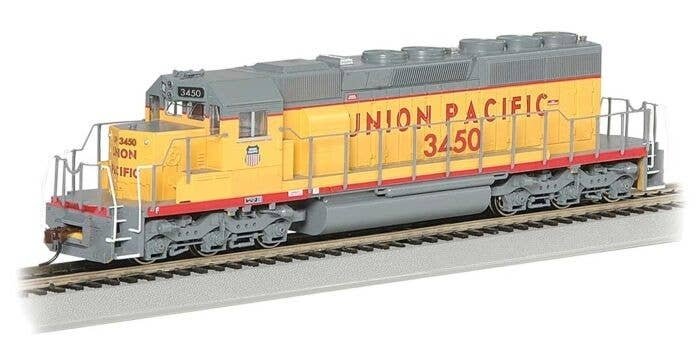 EMD SD40-2 w/DCC & Sound -- Union Pacific 3450 (Armour Yellow, gray, red), HO, Bachmann Industries 67205