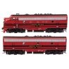 EMD F7 A-B Set - Standard DC -- Lehigh Valley 570/571, HO, WalthersMainline 11407