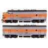 EMD F7 A-B Set - Standard DC -- Western Pacific 916A, 916B, HO, WalthersMainline 11418