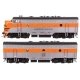 EMD F7 A-B Set - Standard DC -- Western Pacific 921D/921B, HO, WalthersMainline 11419