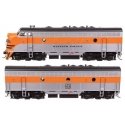 EMD F7 A-B Set - Standard DC -- Western Pacific 921D/921B, HO, WalthersMainline 11419