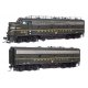 EMD FP7 & F7B Standard DC -- Pennsylvania Railroad EFP-15 9846A, EH-15 9846B (Brunswick Green, Key, HO, WalthersProto 49539