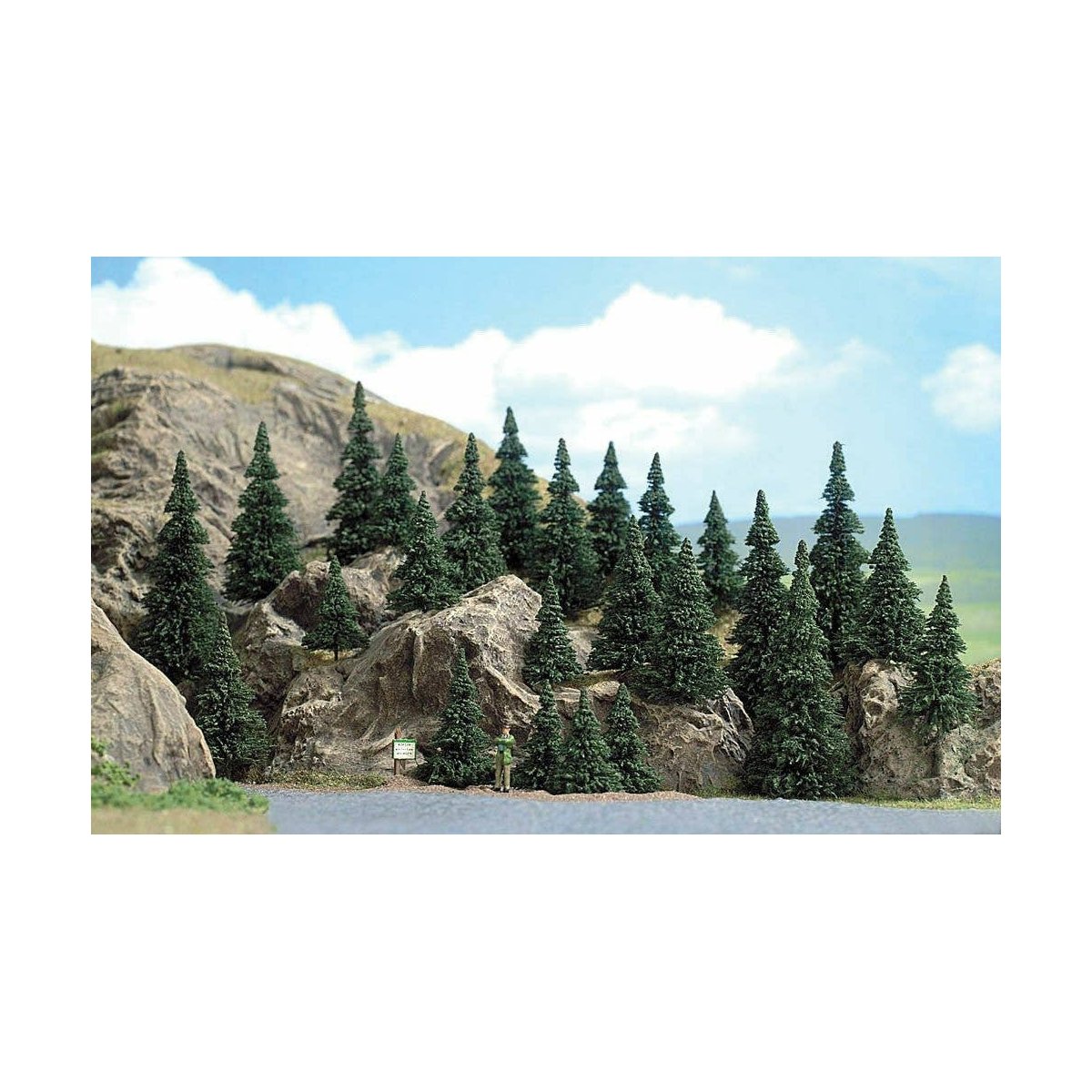 Trees-Conifers -- Silver Fir 1-5/8 - 3-5/8′ 4-9cm, ALL, Busch Gmbh & Co Kg 6469