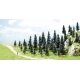 Spruce Tree Assortment -- 2 to 4-5/16′ 5 to 11cm pkg(35), HO, Busch Gmbh & Co Kg 6492