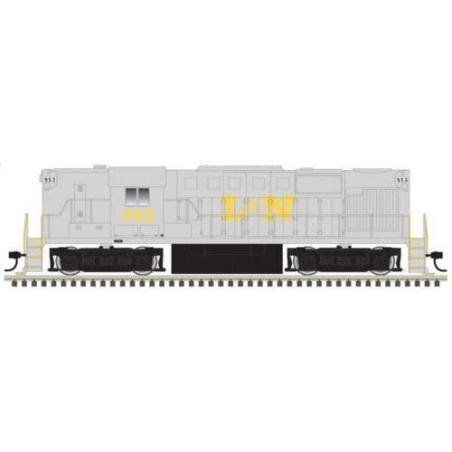 Alco RS11 - Standard DC - Classic Silver -- Louisville & Nashville 953 (gray, yellow, HO, Atlas Model Railroad Co. 10004530