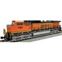 GE C44-9W - DCC -- BNSF Railway 700 (orange, black, yellow, Wedge Logo), N, Kato USA Inc 1763517DCC