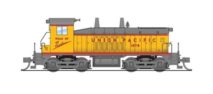EMD NW2 - Standard DC - Stealth -- Union Pacific 1090 (Armour Yellow, gray, red, Streamli, N, Broadway Limited Imports 9335