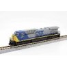 GE AC4400CW Low Numberboards - DCC -- CSX 111 (YN1, gray, blue, yellow), N, Kato USA Inc 1767044DCC