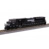 EMD SD80MAC - Standard DC -- Norfolk Southern 7218 (black, white, Dashed Sill Stripe), N, Kato USA Inc 1765517