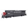 GE Dash 8-40B - ESU(R) Sound & DCC -- Southern Pacific(TM) 8018 (gray, red, white large SP on n, HO, WalthersMainline 19572
