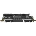 EMD GP40 - Standard DC -- Norfolk Southern 3053 (black, white `Operation Lifesaver` Scheme), N, Bachmann Industries 63565