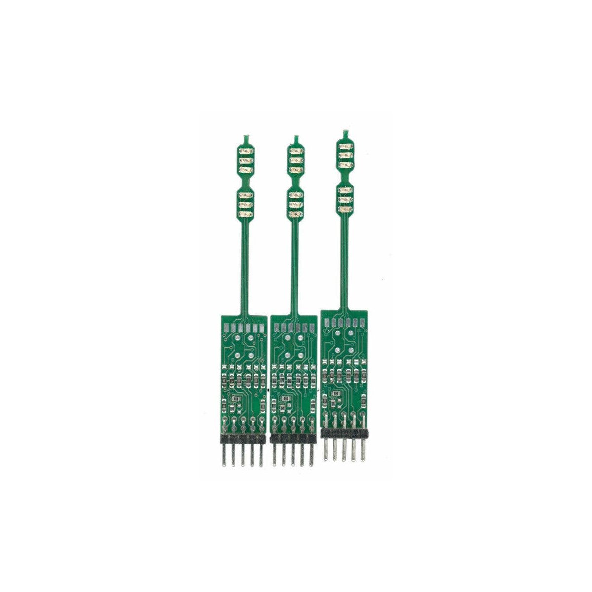 Plug′N Play Signal Mast Base Kit -- pkg(3), HO, Digitrax SMBK