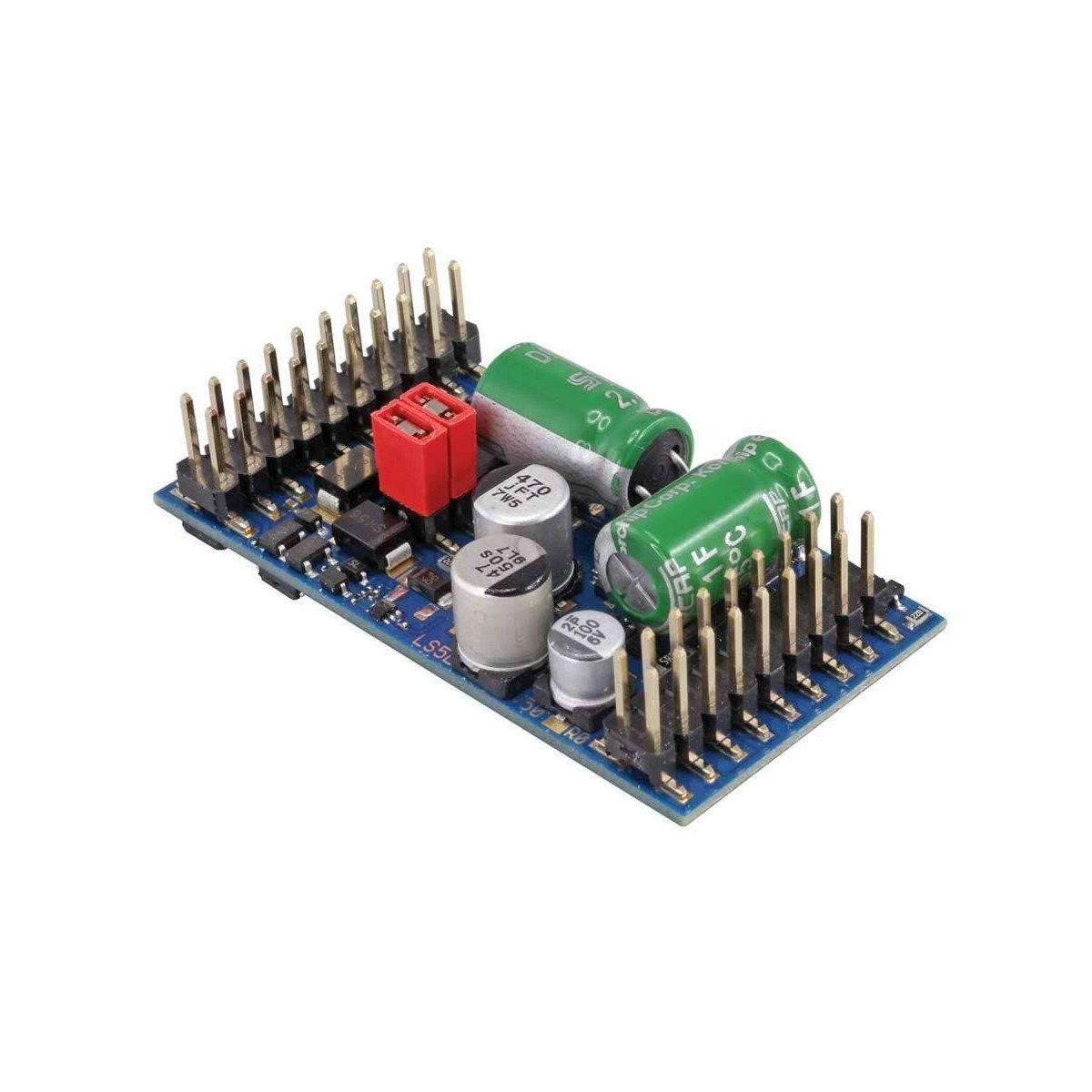 LokSound 5 L DCC-MM-SX-M4 Multi-Prototcol Sound and Control Decoder -- 3A for O Scale, Pinheader Interface with Adapter, No Reco