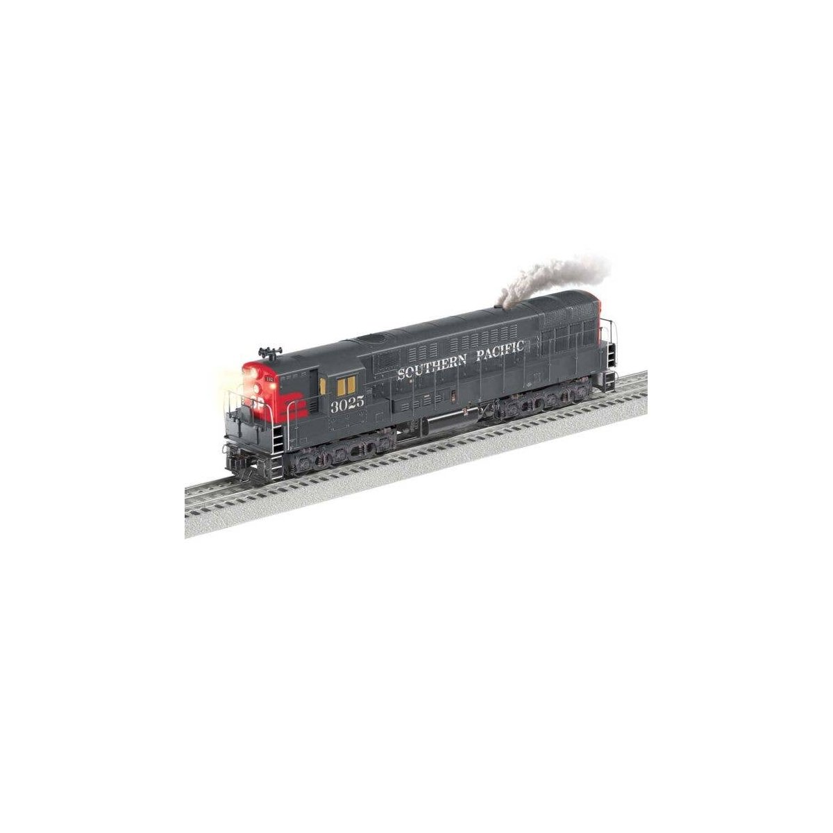 H24-66 Trainmaster - 3-Rail - Legacy Sound, Smoke & Control -- Southern Pacific 3025 (gray, red), O, Lionel 2533721