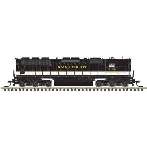 EMD SD45 High Nose - Standard DC - Master(R) Silver -- Southern Railway 3163 (black, , N, Atlas Model Railroad Co. 40006004