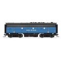 EMD F3B - Standard DC - Stealth -- Boston & Maine 4228B (blue, black, white), HO, Broadway Limited Imports 9659