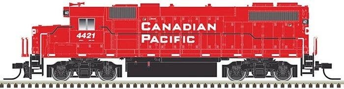 EMD GP38-2 Phase II - Standard DC -- Canadian Pacific 4401 (red, white), N, Atlas Model Railroad Co. 40004811