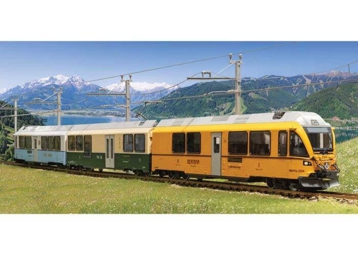 Allegra Triebzug Class ABe 8/12 3-Unit Electric - Sound and DCC -- Rhaetian Railway RhB 3514 Ahnenzug (Era VI, G, LGB 22227