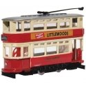 Dick Kerr Double-Deck Trolley - Assembled -- London Transport (red, cream), N, Oxford Diecast NTR008