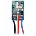 M1 1-Amp, 2-Function DCC Decoder - Control Only -- Hardwire - .567 x .359 x .135′ 14.4 x 9.1 x 3.4mm, ALL, Train Control Syste