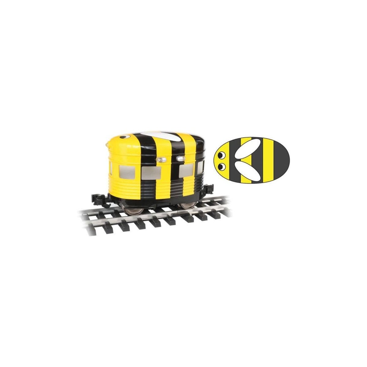 Eggliner - Standard DC -- Bumble Bee, G, Bachmann Industries 96282