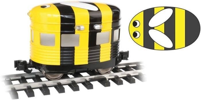 Eggliner - Standard DC -- Bumble Bee, G, Bachmann Industries 96282