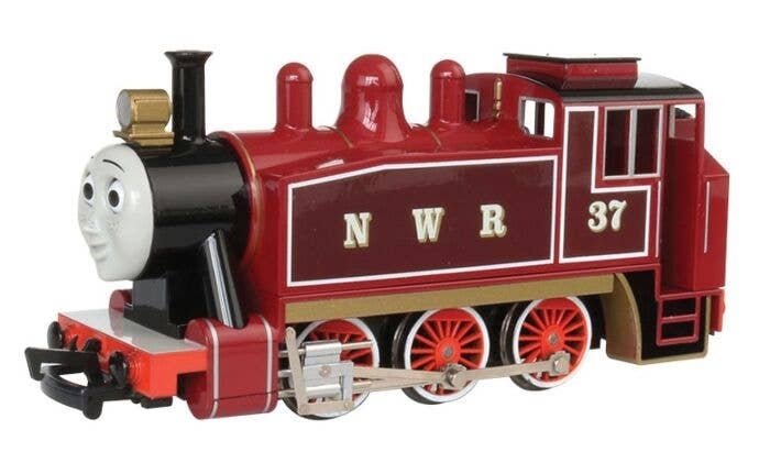 Thomas and Friends(TM) Locomotive with Moving Eyes -- North Western Railway 37 `Rosie` (red,, HO, Bachmann Industries 58819