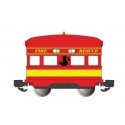 Eggliner - Standard DC -- Fire Rescue (red, yellow), G, Bachmann Industries 96287