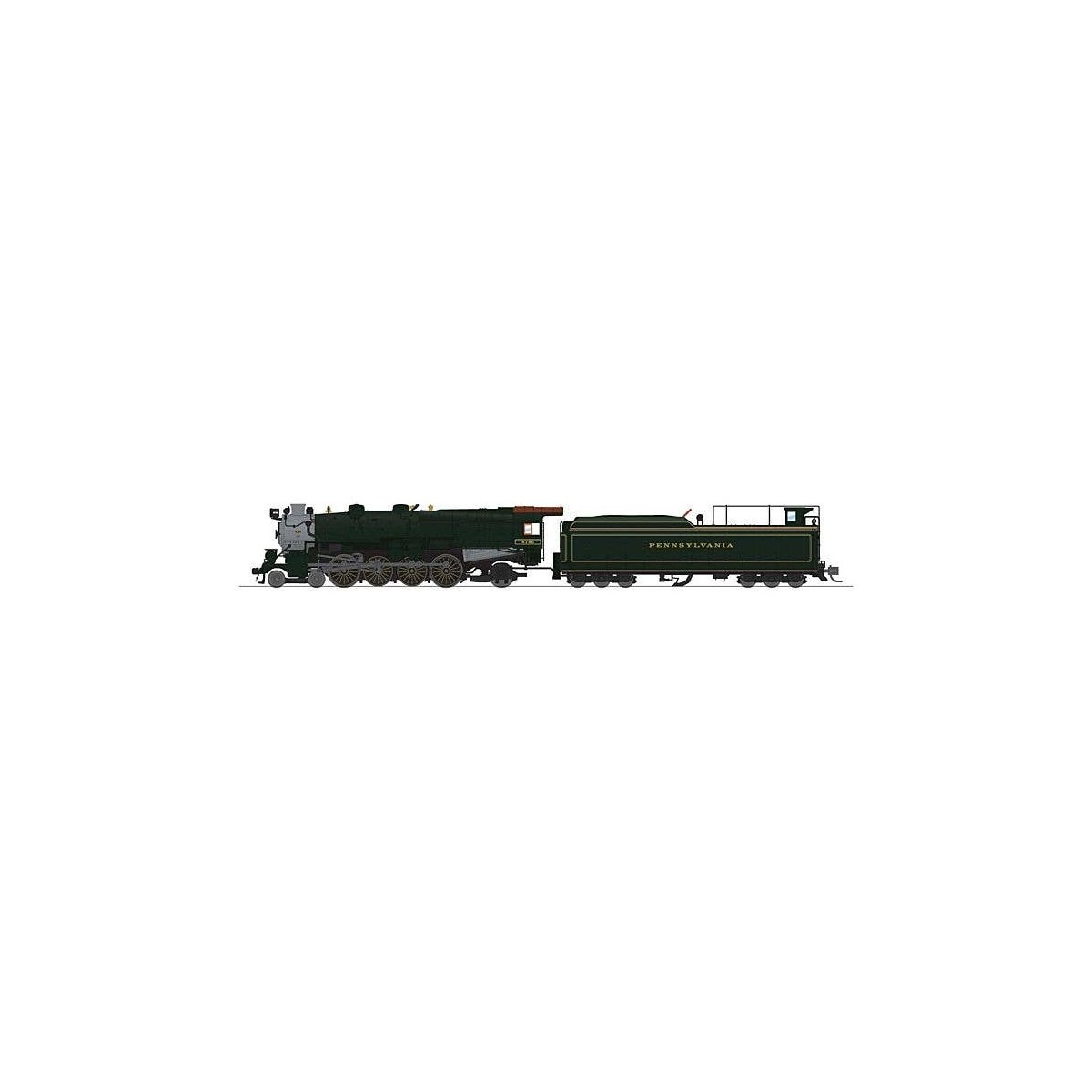 Class M1b 4-8-2 Mountain - Sound and DCC - Paragon4(TM) -- Pennsylvania Railroad 6762 (Fa, N, Broadway Limited Imports 8518