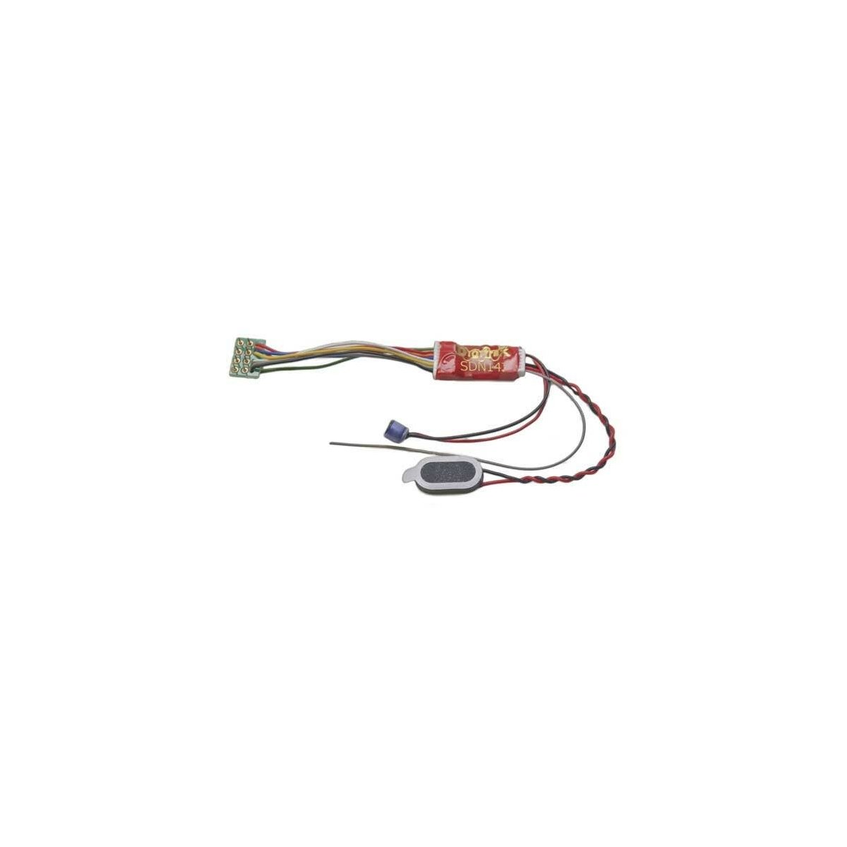 SDN147PS Sound and Control Decoder -- Easy-Connect 8-Pin Harness, 2 Steam & Diesel Sounds - Replaces 146-Series, N, Digitrax SDN